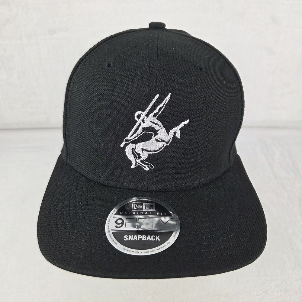 New Era 9FIFTY Remy Martin Snapback Hat Black Cognac Logo Adjustable Cap
